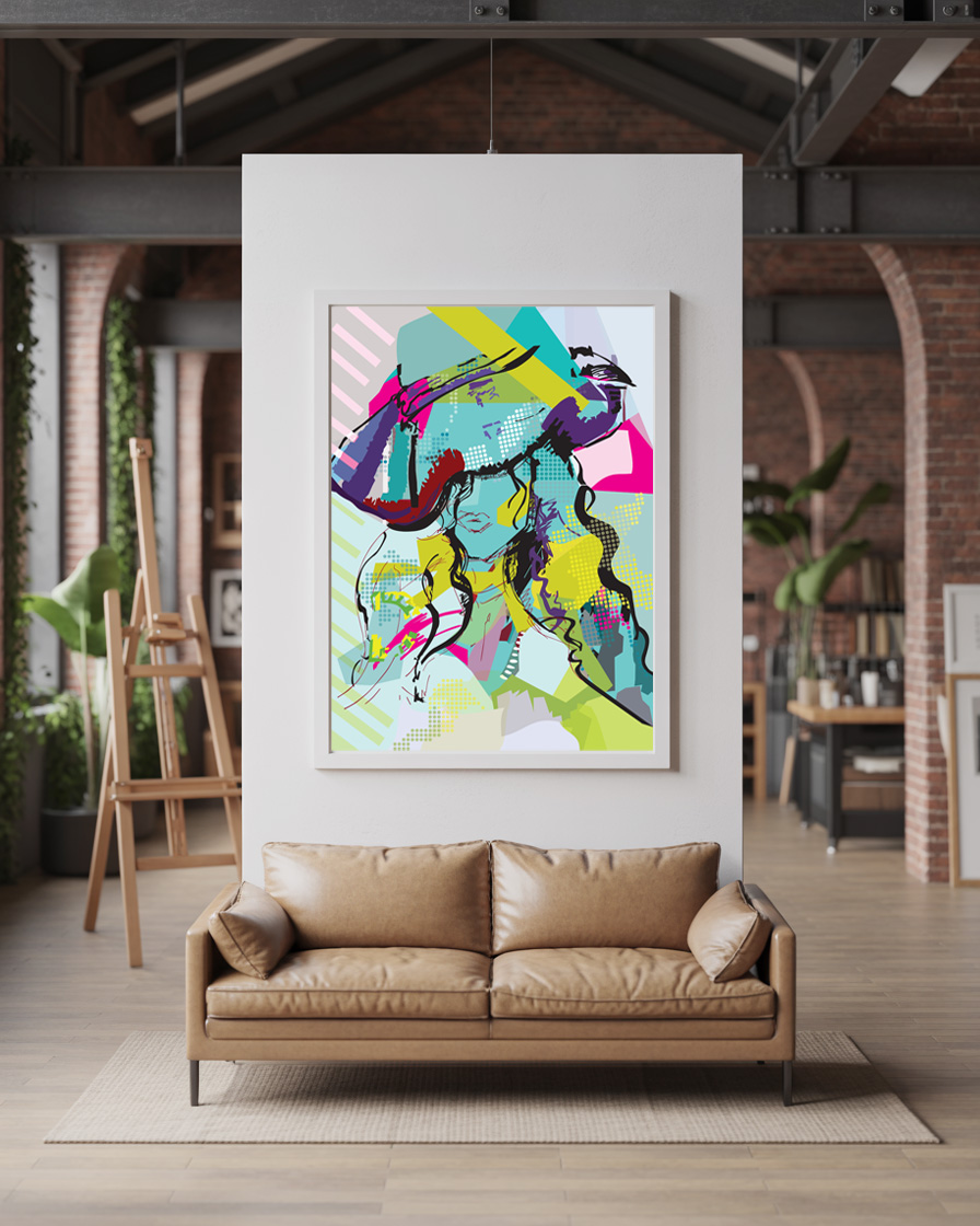 kunstdrucke mockup