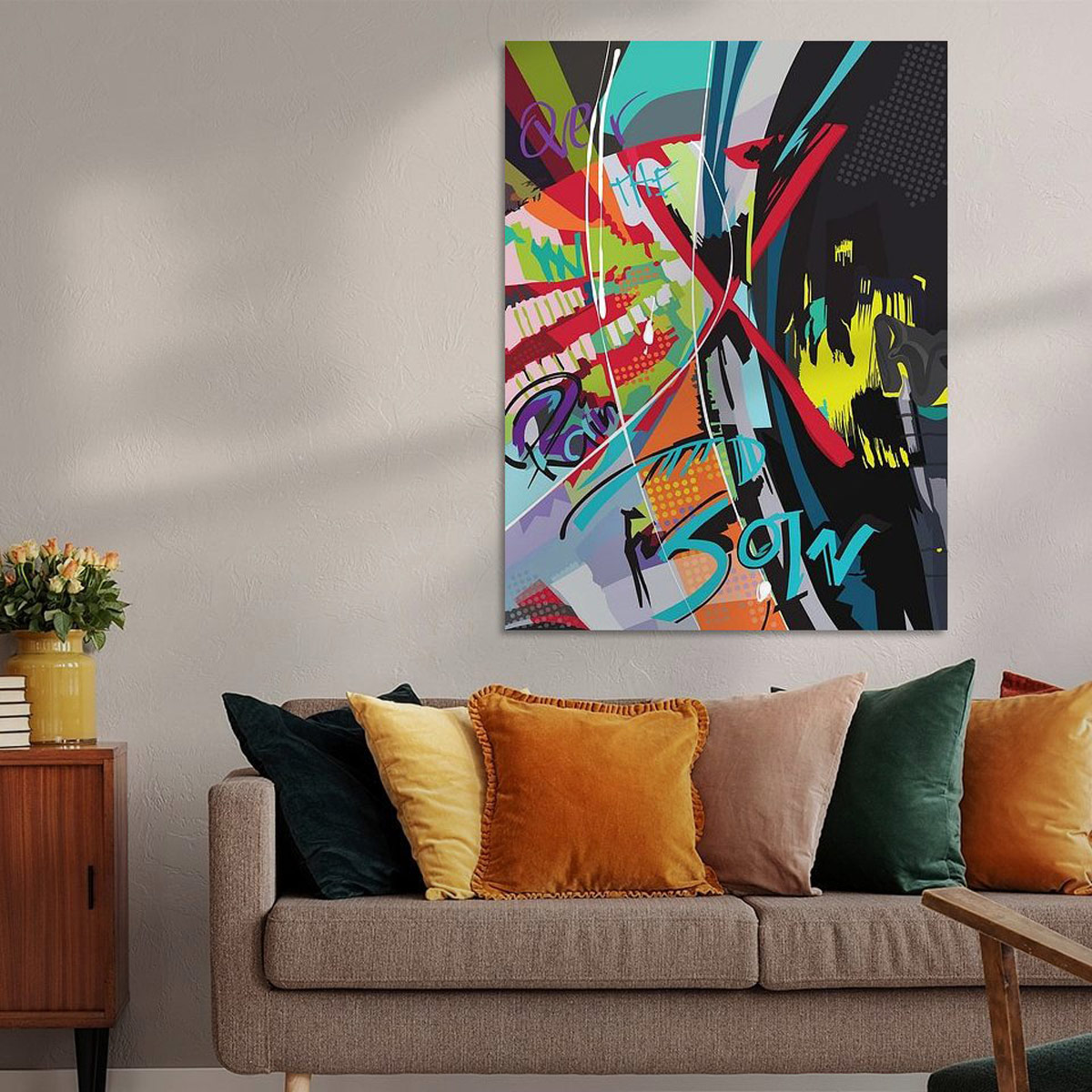 kunstdruck over the rainbow