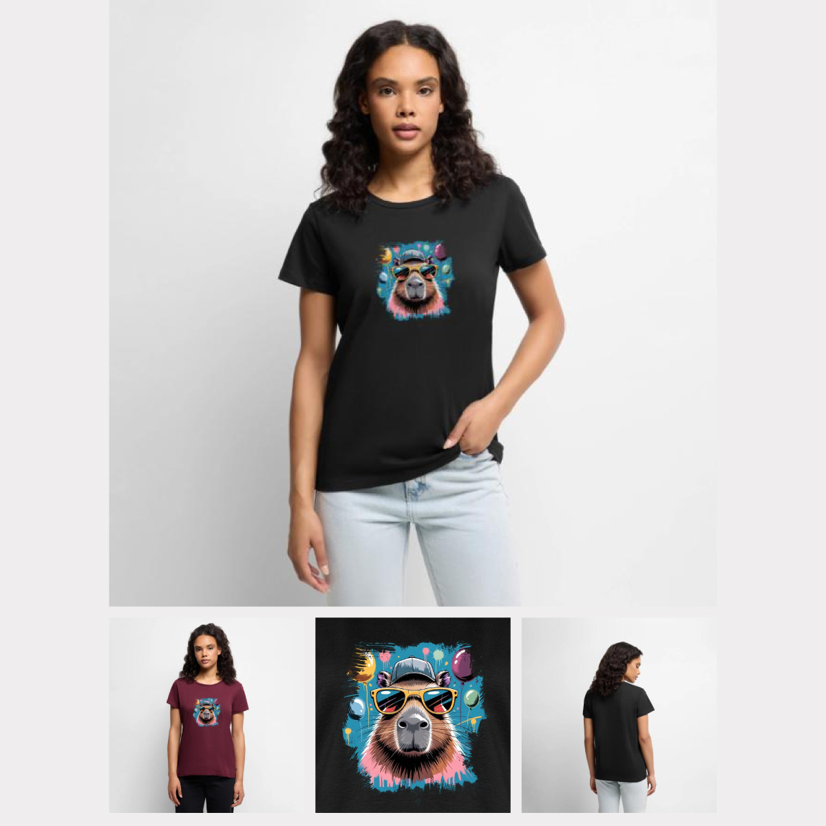capybara frau shirt