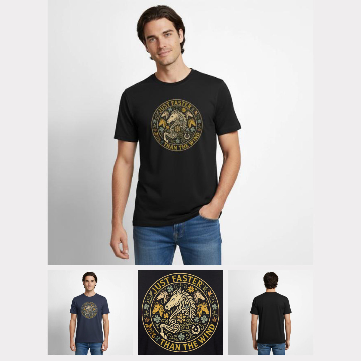 pferd mann shirt